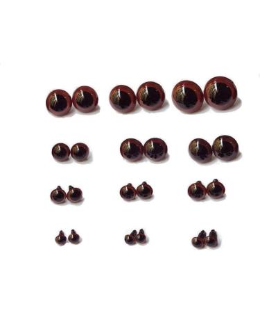 100PCS Brown Plastic Safety Screw Eyes w/ Washer for DIY Toy Making (24mm Diameter) - Doll, Puppet, Bear Craft Accessories - Buy Online on GoSupps.com