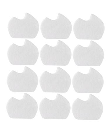 Gatuida 12 Pairs Forefoot Pad Women High Heels Womens Heels Closed Toe Foot Comfort Pads Foot Reusable Pad Honeycomb Ladies Heels Pad for Forefoot Wool Felt White Miss Invisible Socks Girl