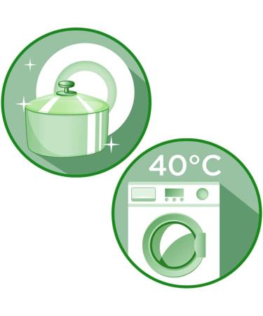 Spontex Recycled Fibers Cleaning Sponge - Sustainable Fleece 100% Eco-Friendly Ideal for Pots & Pans - 6 Pack - Buy Online on GoSupps.com