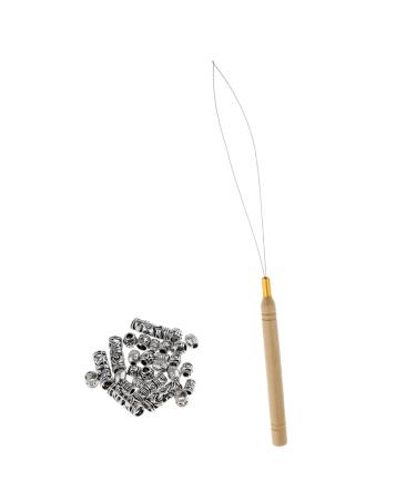 30 Pcs Hair & Beard Jewelry - Dreadlock Beads & Accessories with Crochet Hook for Hair Extensions - Buy Online on GoSupps.com