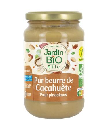 Beurre de Cacahu tes Bio Jardin Bio Etic - Savourez la Puret Croustillante - 350g - Le Lot De 3
