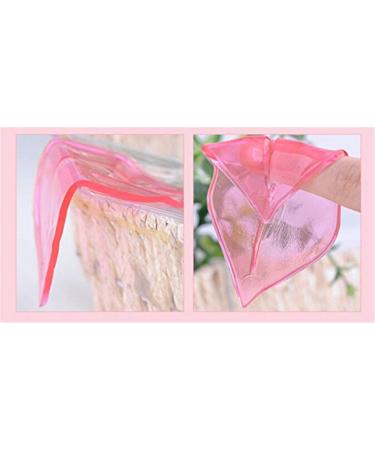 Ruzzut 30 PCS Pink Crystal Collagen Hydrogel Lip Mask Set - Moisturizing Lip Plumper Gel Pads for Dry Lips - Attractive and Sexy Lips | Rose Pink - Buy Online on GoSupps.com