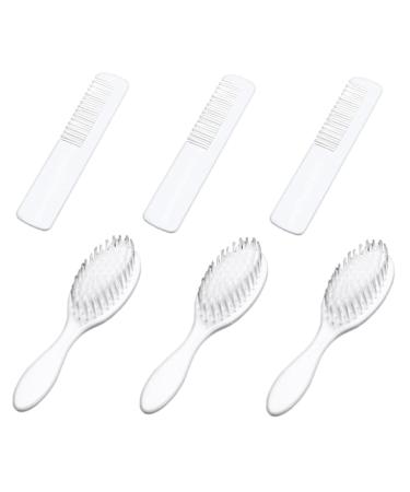 Hohopeti 3 sets Massager Infant Registry Kids Grooming Scalp Smooth Detangling for Toddler Baby Head Hairbrush Kit Comb Massage Combs Gift and Care Brush Hair Brushes Plastic Newborn