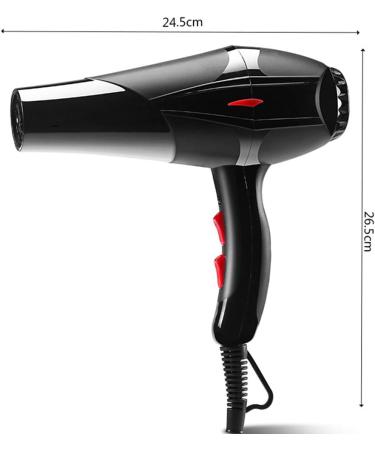 2000W Pro Hair Dryer with Nozzle Ionic Powerful Salon Blow Dryer AC Motor Fast Drying Hairdryer with 2 Speed and 3 Heat Settings Protect Hair for Hairstylist Dresser Home Men Women Home Salon small - Buy Online on GoSupps.com