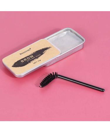 Lurrose 2PC Eyebrow Soap Kit - Waterproof Brow Styling Gel & Pomade with Brush | Long-lasting Eyebrow Makeup for Perfect Brows - Buy Online on GoSupps.com