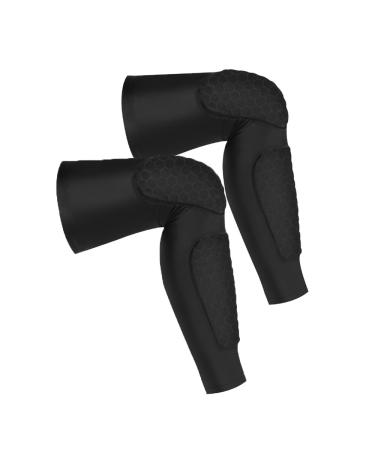 PISIQI Knee Compression Sleeves Basketball Volleyball Knee Pads Compression Leg Sleeve Football Adult Knee Brace Support Leg Sleeve Knee Protector Calf Support Snowboard Kneepad DOUBLE Large - Buy Online on GoSupps.com