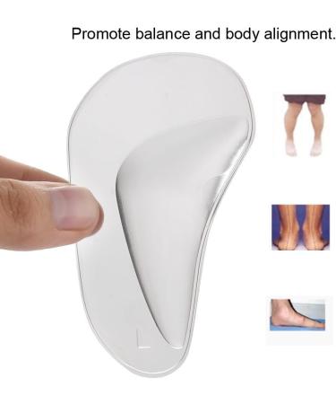 Gel Arch Support Pads - 2 Pairs Reusable Insoles for Flat Feet & Plantar Fasciitis Relief | Comfortable Cushions for Men & Women - Buy Online on GoSupps.com