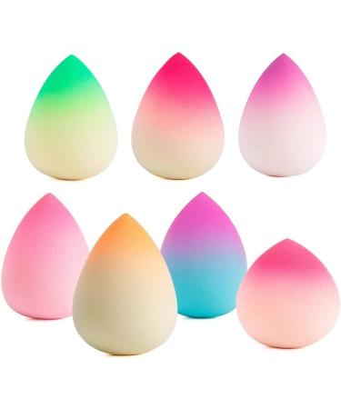 Makeup Sponge Gradient Color Egg Foundation Sponge Water Drop Shape Smooth Applying Cosmetic Puff Powder Wet/Dry Dual Use (Color : Type-3) - Buy Online on GoSupps.com