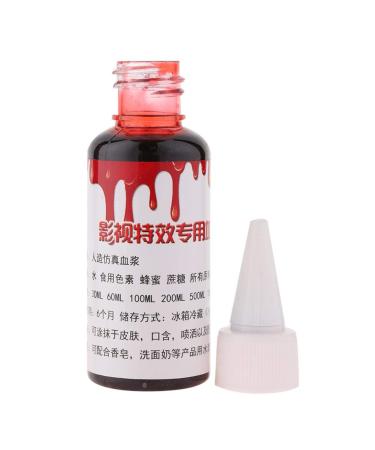 Clothing Halloween Decoration Rot No Harm Skin Christmas Decoration Fantasy Make-Up Tool for B hne Halloween Make-up Halloween Day Film (30ml Blood)