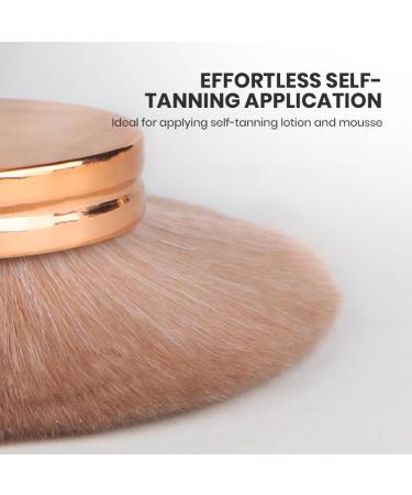 Buy Extra Large Oval Body Makeup Brush - Streak Free Self Tanner Applicator for Legs & Body | Multipurpose Kabuki Brush in Rose Gold - Buy Online on GoSupps.com
