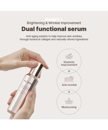 AGE:ZERO Vegan Anti Wrinkle Repair Serum Treatment Kit K-Beauty Anti-Aging Set with Niacinamide Bakuchiol Collagen for Firming Hydrating Radiant Glow Skin Care Gift Set - Buy Online on GoSupps.com