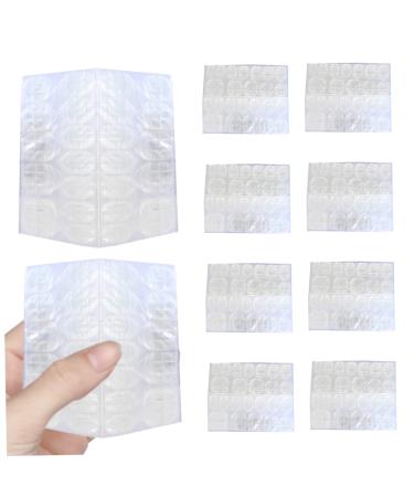 Nail Adhesive Tabs Nail Glue Stickers Double Sided Nail Jelly Glue for Manicure Decoration 10 Sheets Nail Art Tape