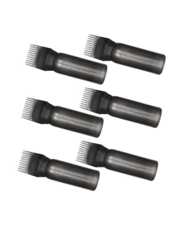 6 pi ces Bouteilles Applicatrices Peigne Racine pour Teinture Cheveux Flacons Gradu s pour Soin Chevelu R utilisables et L gers pour Usage Salon et Maison