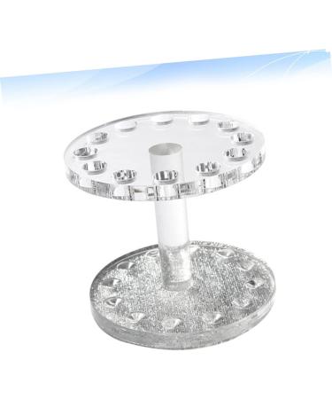 minkissy 1pc Nail Display Stand Make up Makeup Brish Holder Makeup Pen Stand Pen Display Holder Nail Tool Organizer Holder for Nail Brush Nail Brush Tool Stand Nail Art Penholder 8.7x8.5cm Silver Transparent - Buy Online on GoSupps.com