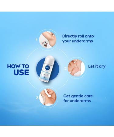 Underarm Roll On Fresh Natural 50ml | 48H Smooth & Beautiful Underarms | Alcohol-Free | Women's Deodorant - Buy Online on GoSupps.com