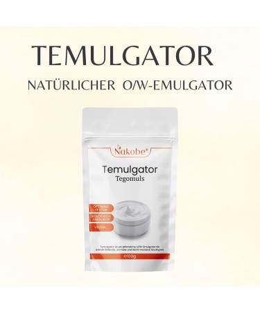 Nakobe Temulsifier OW emulsifier for DIY cosmetics and skin care tegomuls pleasant texture perfect for creams - Buy Online on GoSupps.com