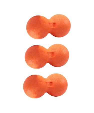Partykindom 3 STK peanut massage ball peanut-fitness foot massage device ice hockey peanuts mobility ball massage roll in peanut shape deep massage ball sports ball scroll wheel peanut balls EPP