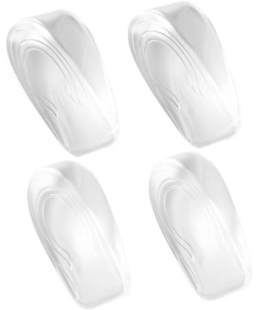 FOMIYES Heightening Insoles - 8 Pairs of Silicone Gel Heel Lift Pads for Women & Men - Invisible Comfort & Support - Buy Online on GoSupps.com