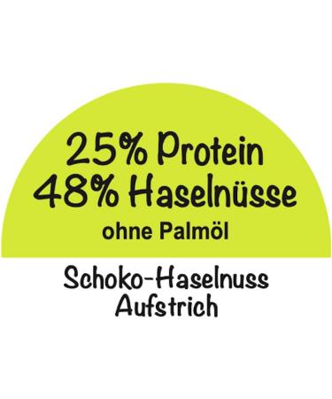 Seitenbacher | Hazelnut Spread | 48% Hazelnuts | 25% Protein | Palm Oil Free | Vegetarian | Pack of 6 (6 x 200g) - Buy Online on GoSupps.com