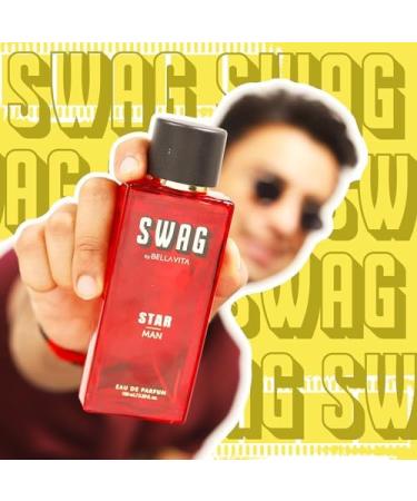 prime craft Luxury SWAG Star Eau De Parfum Perfume for Men with Bergamot Tonka Jasmine & Lily|Woody & Musky Premium Long Lasting Fragrance Scent 100ml - Buy Online on GoSupps.com