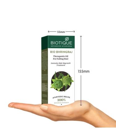 Biotique Bhringraj Hair Growth Oil 4.05 Fl Oz - ThERApeutic Formula - Buy Online on GoSupps.com