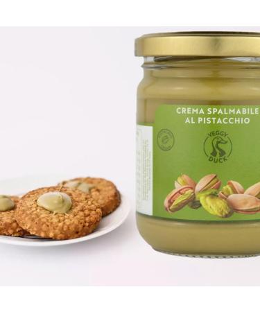 Veggy Duck - Sweet Pistachio Cream (200g) | Gourmet Italian Artisan Cuisine | With 45% Mediterranean Pistachios - Buy Online on GoSupps.com