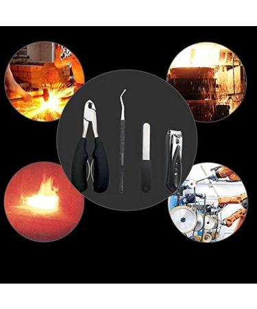 Gsrimgratoe Nail Clipper Set Cuticle Dirt Remover Paronychia Toe Nail Correction Nippers Cutter File Stick Manicure Pedicure Tools - Buy Online on GoSupps.com