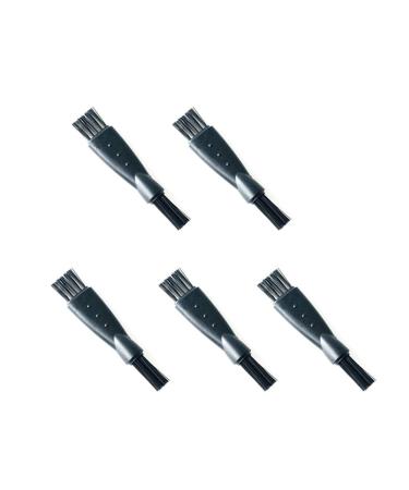 5 Pieces General Shaver Cleaning Brushes Replacement Double Ended Electric Shaver Razor Cleaning Brushes Black