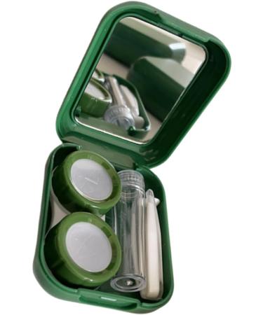 Buy Healvian Contact Lens Container | Portable Small Holder with Mirror | Travel-Friendly Lens Storage Case - Buy Online on GoSupps.com