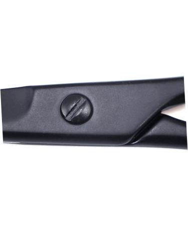 FRCOLOR Stainless Steel Nose Hair Trimmer - Black Eyebrow & Nose Hair Groomer Simple Design 1pc - Buy Online on GoSupps.com