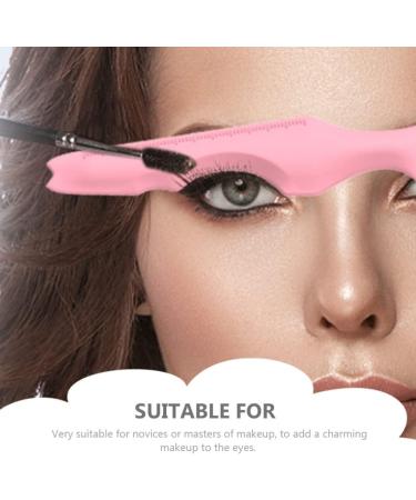 FOMIYES Silicone Beauty Ruler Stickers for Girls Eyeliner Tape Makeup Supply - Travel Eyeshadow Pink - Buy Online on GoSupps.com