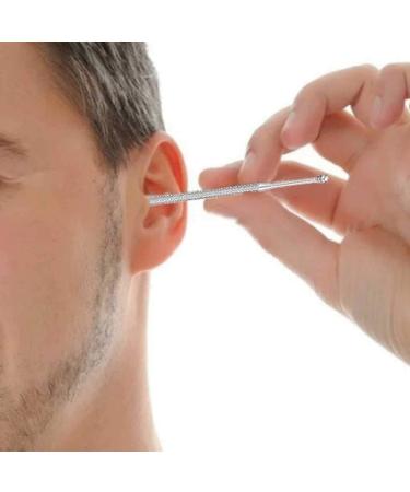 SEASD Portable Ear Cleaner Stainless Steel Double End Spiral Ear Spoon - Ear Wax Remover Tool (Color 03) - Buy Online on GoSupps.com