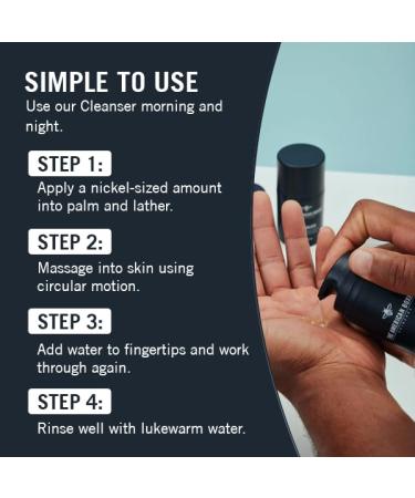 Mens Daily Face Wash Cleanser Deep Cleaning Does Not Strip Skin Gets Rid of Grime Beats Breakouts Refreshing Skin Hydration Facial Cleanser for Men For All Skin Types Kickass Cleanser 2.7 Fl Oz (Pack of 1) - Buy Online on GoSupps.com