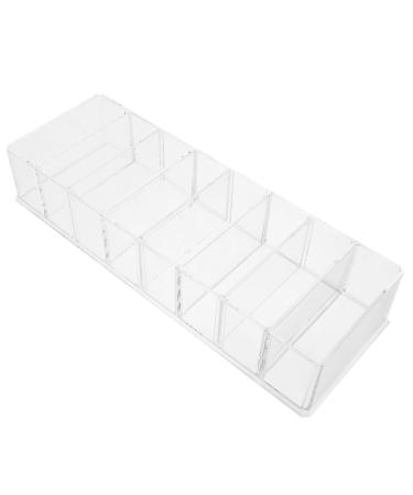 DECHOUS 4pcs Home Eyeshadow Cosmetics Powder Case up Money Polystyrene Makeup Desktop Acrylic for Pallet Transparentx4pcs 25x8.5x4.8cmx4pcs