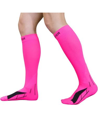 Meister Compression Socks - Graduated Compression Stockings in Pink (Medium) | Improved Circulation & Comfort - Shop Internationally - Buy Online on GoSupps.com