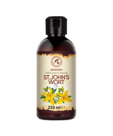 St. John's wort oil 250 ml - pure and natural - cosmetic oil - carrier oil - care oil - body oil - for skin care - face - body care - St. John's word oil - Buy Online on GoSupps.com