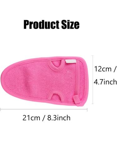 3PCS Adult Bathing Gloves - Shower Body Wash Massage Loofah Scrub Mitts - Buy Online on GoSupps.com