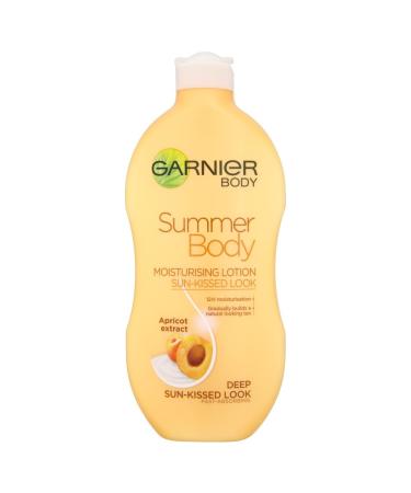 Garnier Summer Body Gradual Tan Moisturiser Deep 400ml for a Radiant Sun Kissed Glow Suitable for Face & Body 24 Hour Hydation & a Natural Even Tan almost absorption Vegan Formula Deep 400 ml (1 Pack) - Buy Online on GoSupps.com