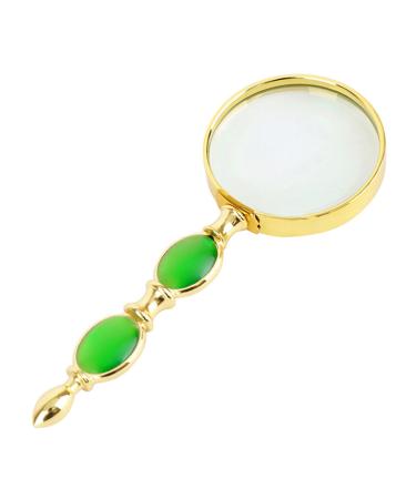 Uncles 6X Magnifying Glass Eye-Loupe Magnifier Portable Handheld Magnifying Lens for Gems Jewelry Coins Inspection Science 58mm