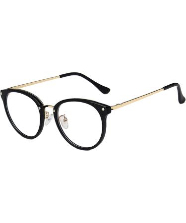 Protective Blue Light Filter Glasses for Kids | Prescription-Free Gaming & Computer Glasses | Oval Z1020_1-Black - Buy Online on GoSupps.com