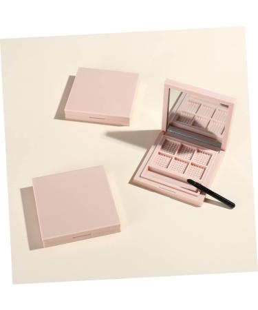 Outanaya 2pcs Empty Eye Shadow Pallet Highlighters Empty Eyeshadow Palette Empty Eyeshadow Dish 1 count (Pack of 1) Pink - Buy Online on GoSupps.com