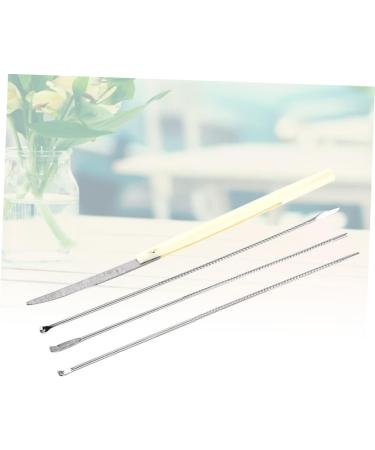 Stainless Steel Ear Tool Set - Ear Scoop & Spoon Kit | Silver Earmuffs - Buy Online on GoSupps.com