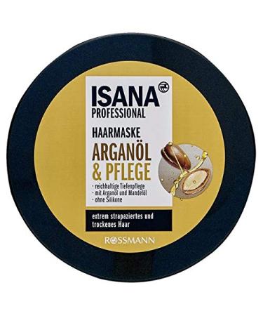 ISANA Professional Argan Oil Hair Mask - Revitalize Extremely Damaged & Dry Hair - 250 mL - International Shipping Available - Buy Online on GoSupps.com