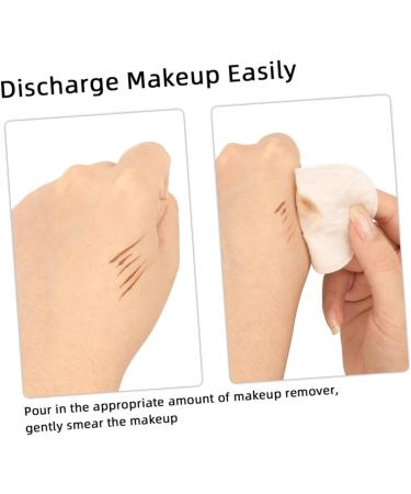 100Pcs Thick Overlock Cotton Makeup Pads - Soft Facial Washing Rounds & Remover Pads for Flawless Skin - Ideal for All Makeup Types - Buy Online on GoSupps.com