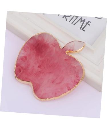  Healvian Healvian Unique Resin Nail Art Palette with Gold Rim Presentation Tray for Nail Artists Pale Red - Buy Online on GoSupps.com