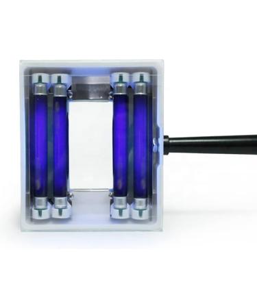 Portable Wood Lamp Skin Analyzer Lamp Magnifying Analyzer Skin Care Diagnosis 5 Times Magnifying Lamp for Home and Pets Face Blocking Hood Ringworm Test SPA Salon Equipment - Buy Online on GoSupps.com