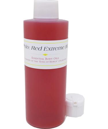 Polo: Red Extreme - Type For Men Scented Body Oil Fragrance Flip Cap - Red - 4 oz. - ID#31952 4 Fl Oz (Pack of 1)