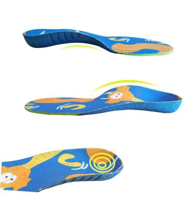 FOMIYES Kids Insoles - 3 Pairs High Arch Support Shoe Inserts for Children | Breathable Orthotic Insoles for Running & Boots - Buy Online on GoSupps.com