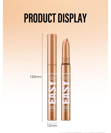  PCC PTYXIS 12-color eyeshadow stick contour and highlight eyeshadow stick long-lasting waterproof eyeshadow cream contour shadow eyeshadow stick (#18 17 grams) - Buy Online on GoSupps.com