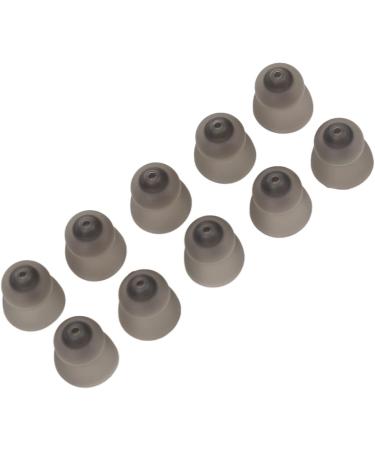 Sound Amplifier Dome - 10 Static-Free Hearing Aid Earmolds (9mm) for Hearing Impairment Replacement - Black - Buy Online on GoSupps.com